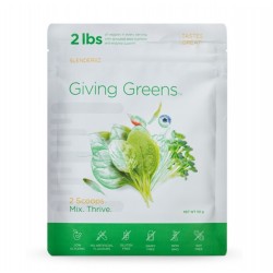 Giving greens drink